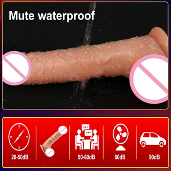Realistic Dildo Telescopic Vibrating Thrusting Female Masturbation With Suction Cup Heating Penis Remote Control Dick For Women 5