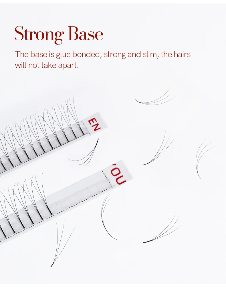 H&L SINCE 1990 Vorgefertigte Volumenfächer mit langem Stiel, 3D 4D 5D, langer Stiel, russisches Volumen, professionelle Wimpernverlängerung, künstlicher Nerz – Detail 6