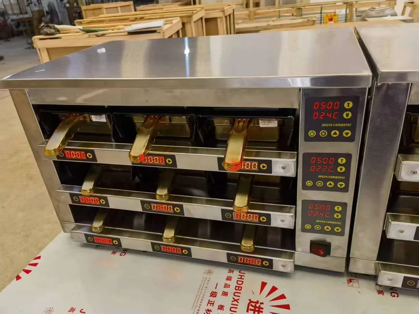 Commercial Fast Food Hamburger Fried Chicken Hot Food Desktop Drawer Heating Cabinet Open Heating Cabinet