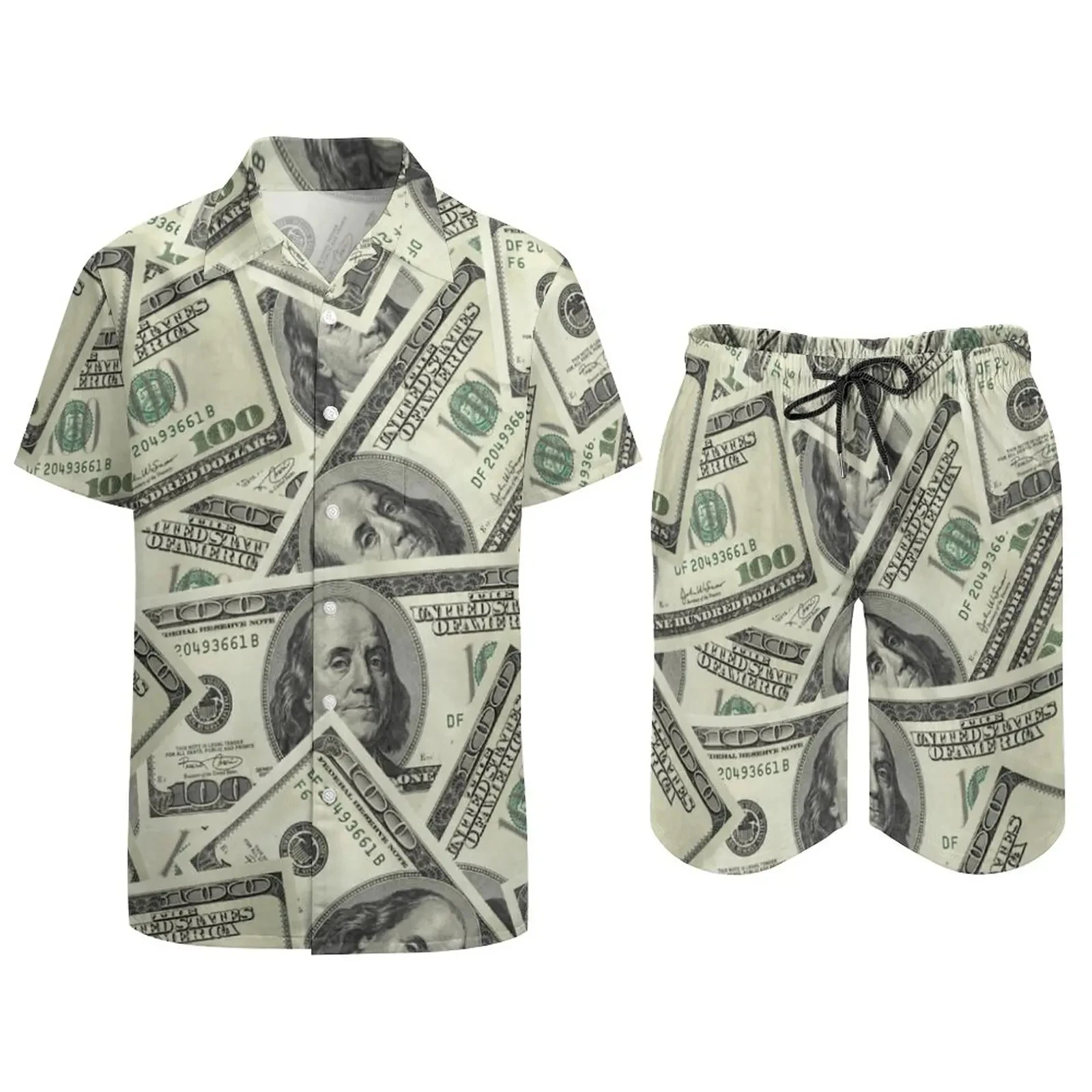 Psychedelic Magic Mushroom Men Sets Printed 3D print Casual Shirt Beach Shorts Oversized 2Pcs set Vacation Hawaiian Man Suits 5