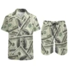 Psychedelic Magic Mushroom Men Sets Printed 3D print Casual Shirt Beach Shorts Oversized 2Pcs set Vacation Hawaiian Man Suits 5
