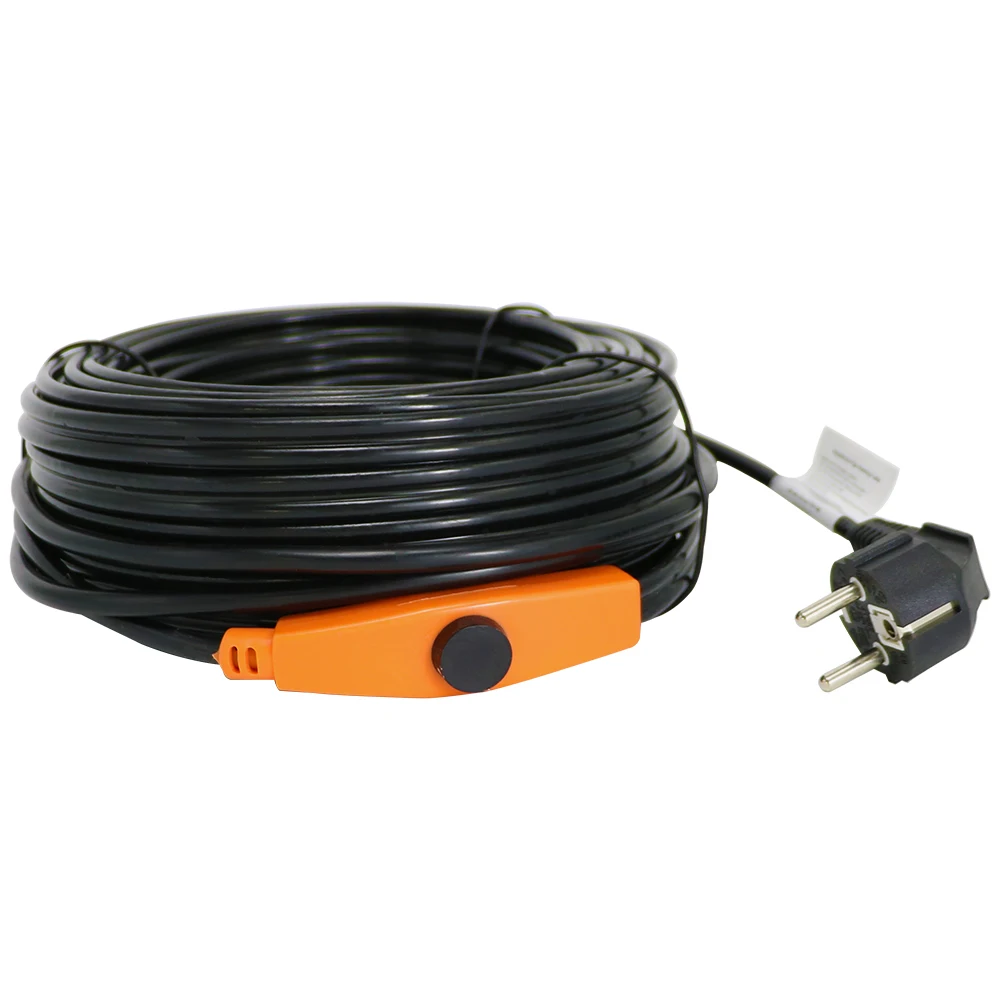 MINCO HEAT 149m 16w/m 파이프 부동액 보호 미니 온도 컨트롤러가 있는 자체 조절 가열 케이블 따뜻한 와이어