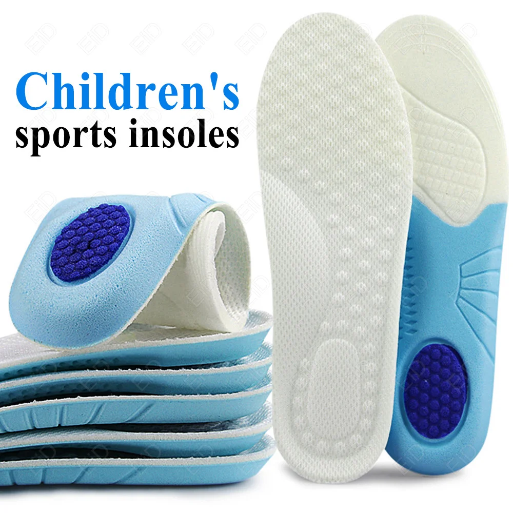 Kinder Memory Foam Einlegesohlen atmungsaktive Schweiß stoß dämpfende Schuhe Pads leichte Desodor ierung Sport Running Kinder Einlegesohle – Detail 1