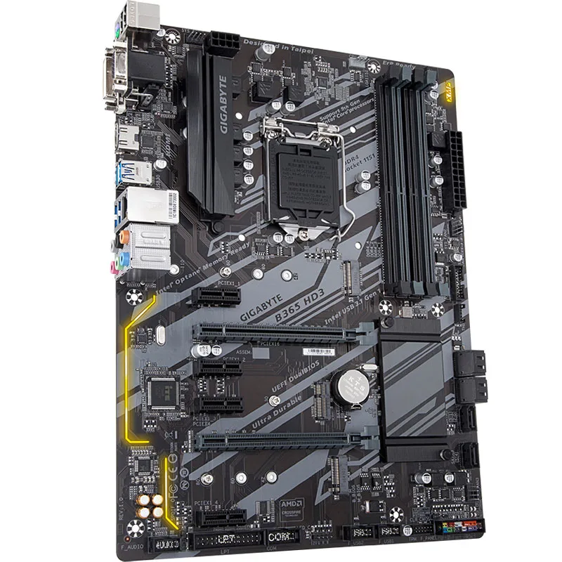 GIGABYTE　B365M D3H　LGA1151 FOR GIGABYTE B365M D3H M-ATX DDR4 1151PIN 32GB Motherbroad