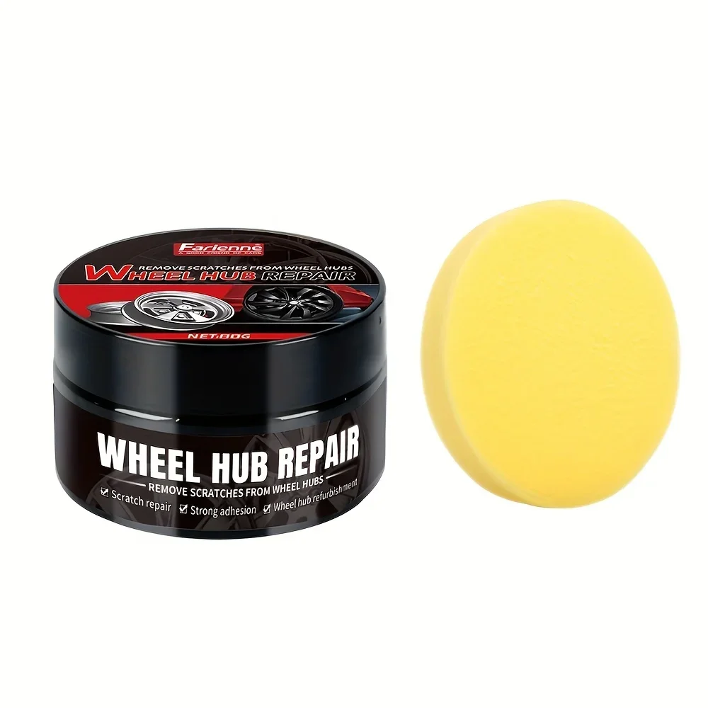 Wheel Repair Kit Wheel Rim Repair Paste Car Wheel Chrome Repair Paste Professional Restoration Protection for Metal Rims Wheel Hub Polish Chrome Plating Agent