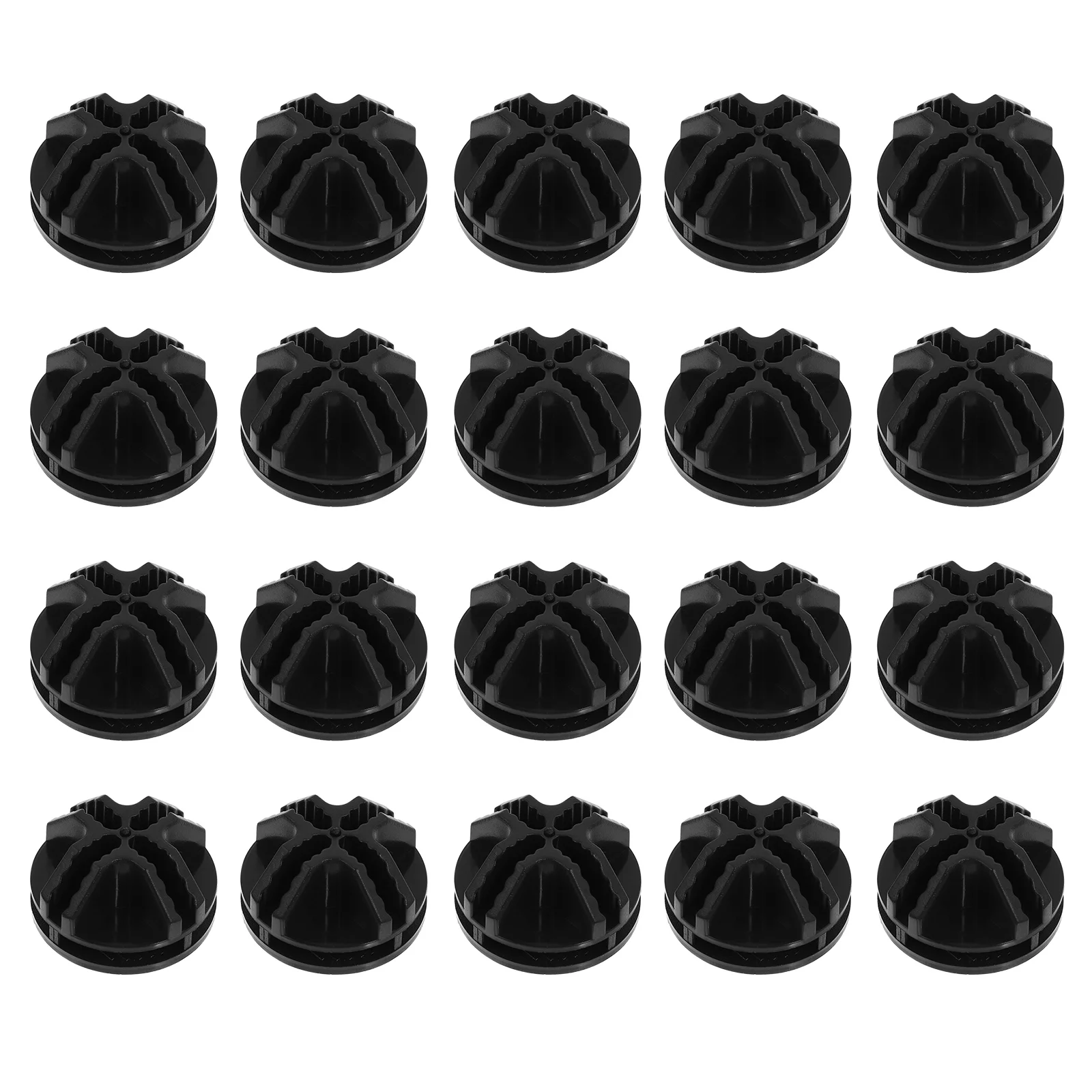 

20Pcs Wire Cube Connectors Plastic Closet Connectors Shelving Assembly Buckles