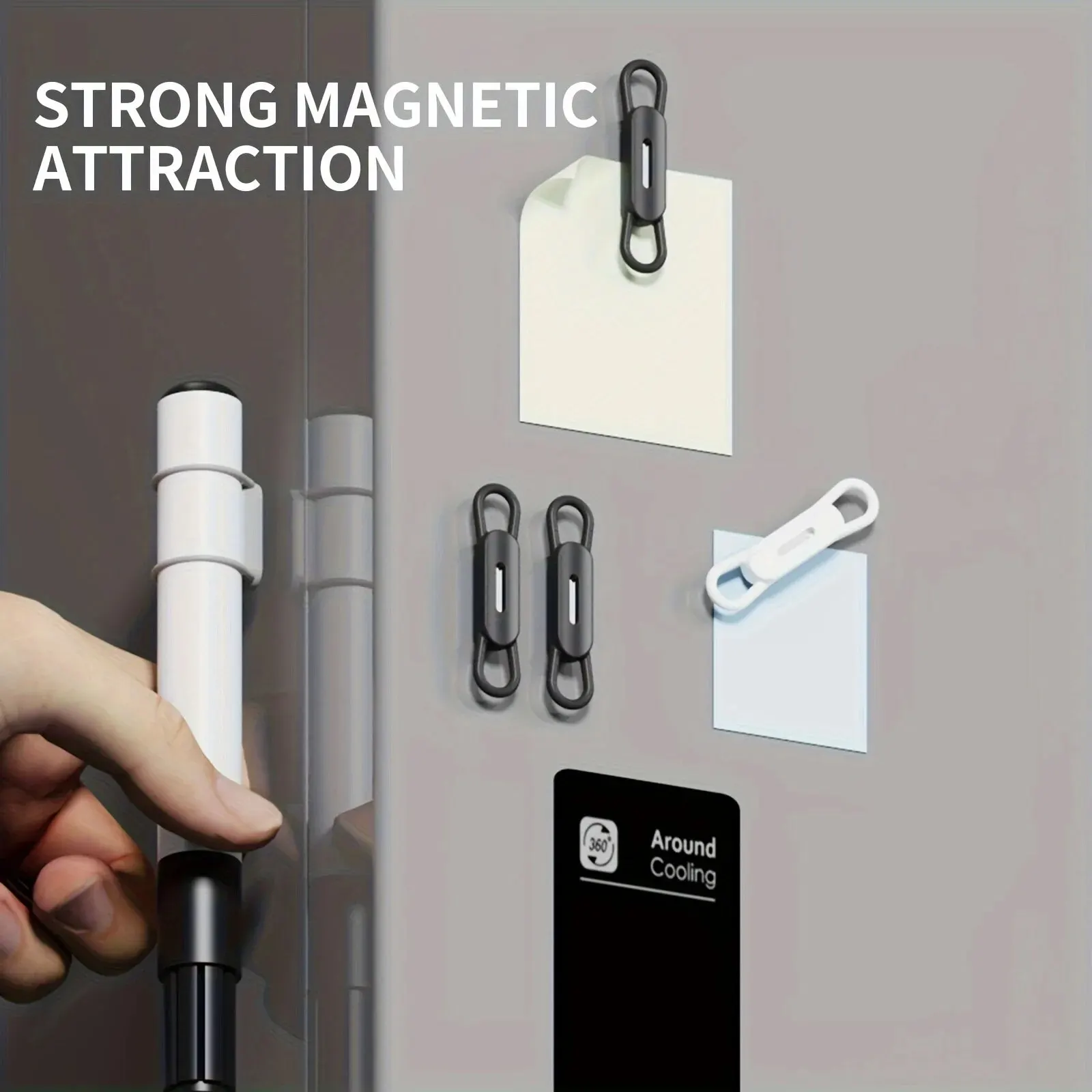 UMUST Magnetic Pencil Holder Tablet Touch Pen Clips Multifunction Silicone Adjustable Pen Stand Office Accessories Organizer Pencil Holder