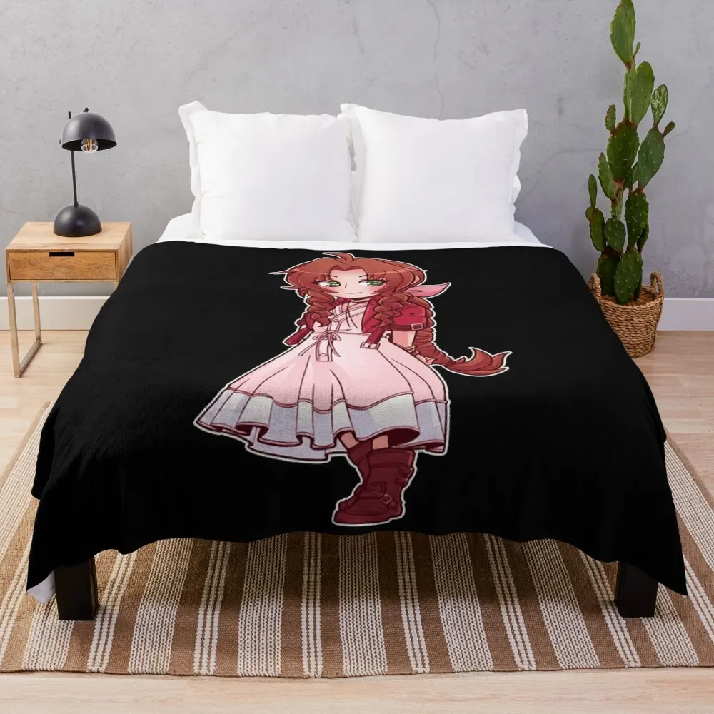 

Aerith Throw Blanket Sleeping Bag valentine gift ideas Softest Polar Hairys Blankets