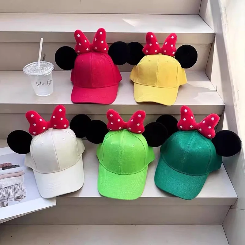 Casquettes Minnie Mouse pour Enfants | Chapeaux Disney Mignons