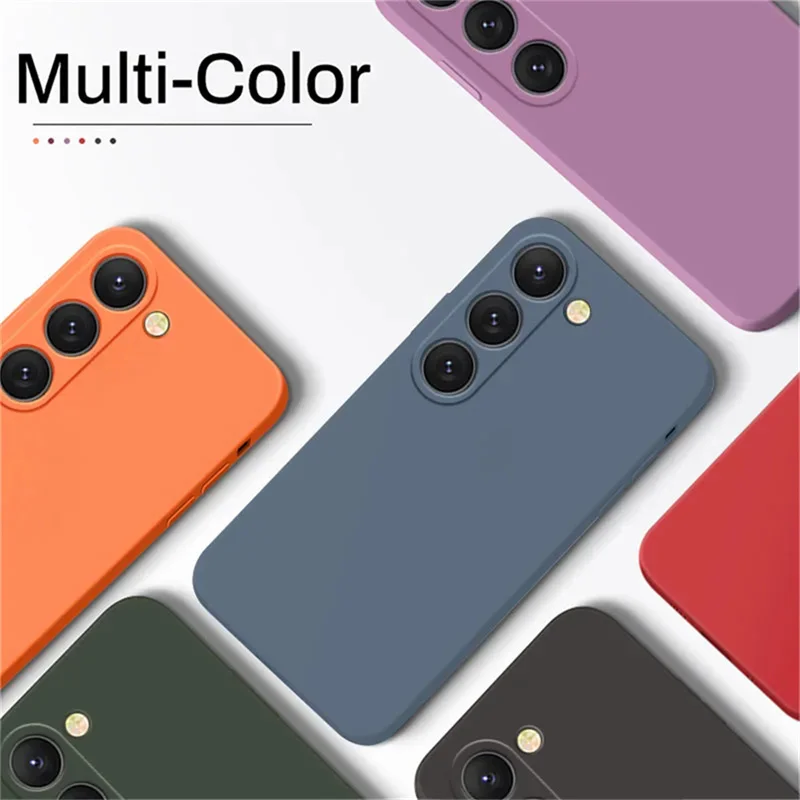 Flishion Liquid Silicone Shockproof Phone Case - Soft Protective Back Cover