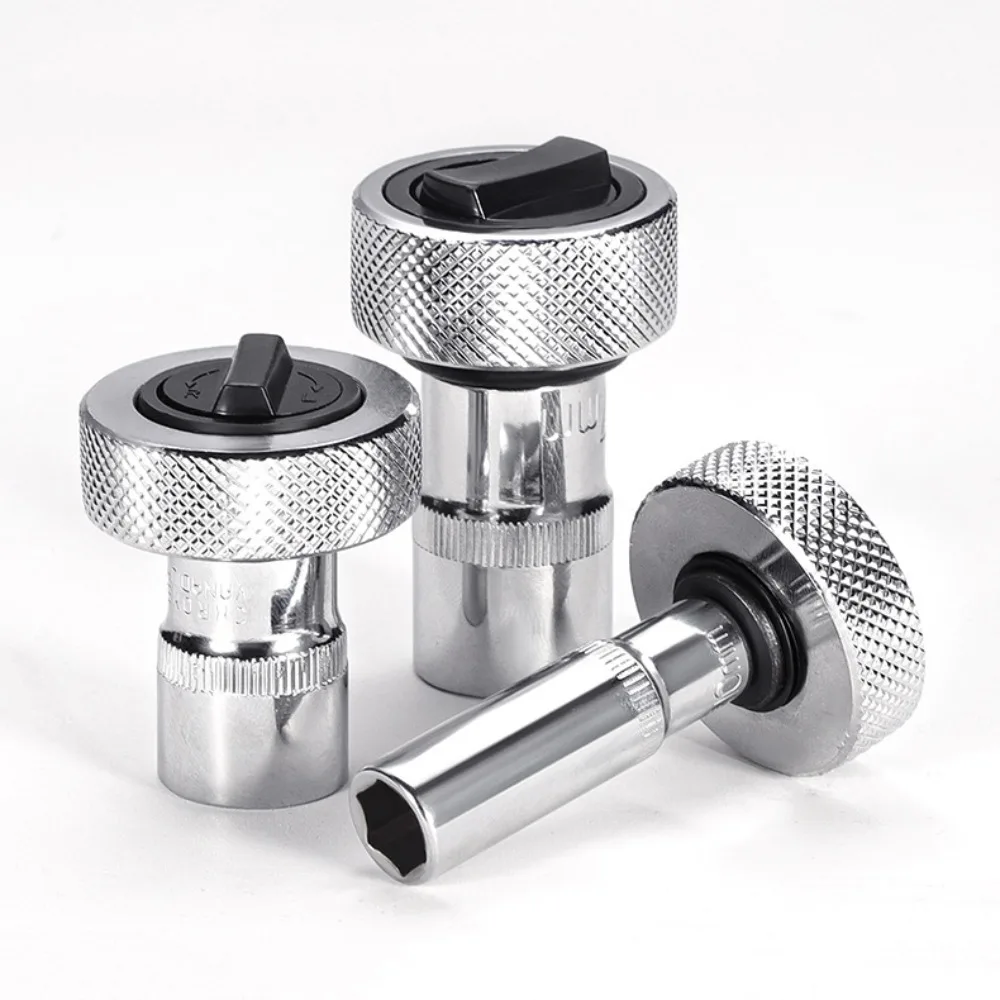 Mini Ratchet Wrench 1/4" 3/8" 1/2" Drive Small Quick Socket Portable Whole Steel Palm Finger Reversible Two-way Square Tool