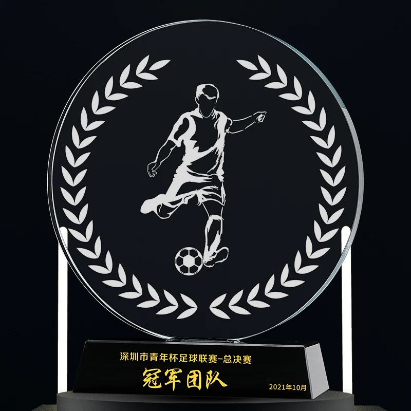 Customized Sculpture Resin Trophy Decor, Sports Awards Trophies, Home Decoration Honorary Crafts, Creative Crystal Base, 1Pc