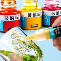 Waterproof Glass Paint 20/25ml Sun-Resistant Acrylic Paints For Artist Drawing Painting Pigment Hand Painted Glass Paint DIY 2