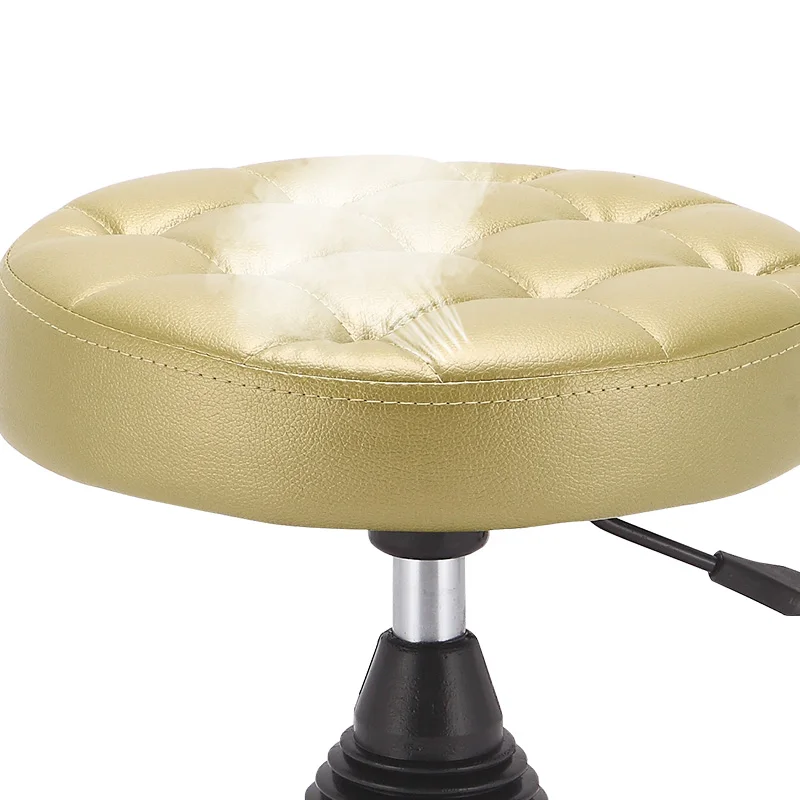 Nordic Barbershop Barber Beauty Salon Office With Wheels Stool Hairdressing Chair Beauty Bar Stools Makeup Chairs Furniture