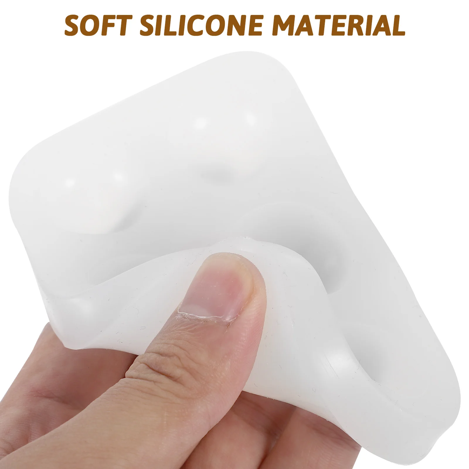 

Six Hole Silicone Palette Easy Clean Acrylic Watercolor Pigment Mixing Tray Mini Convenient Trays Painting Plate