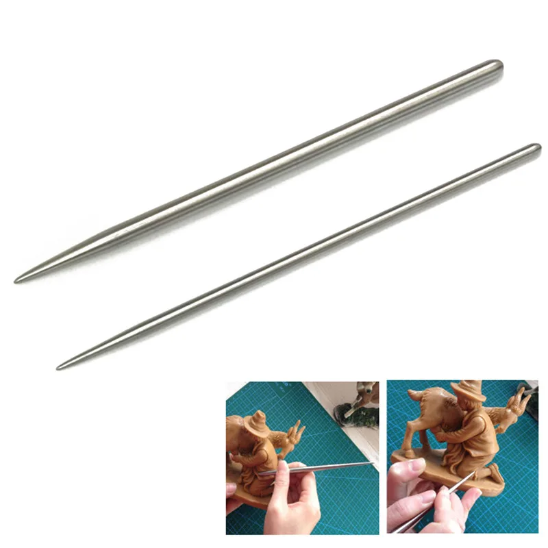 알루미늄 부드러운 도자기 점토 조각 도구, 조각 칼 조각 액세서리, DIY 모델링용 이식, 1 개