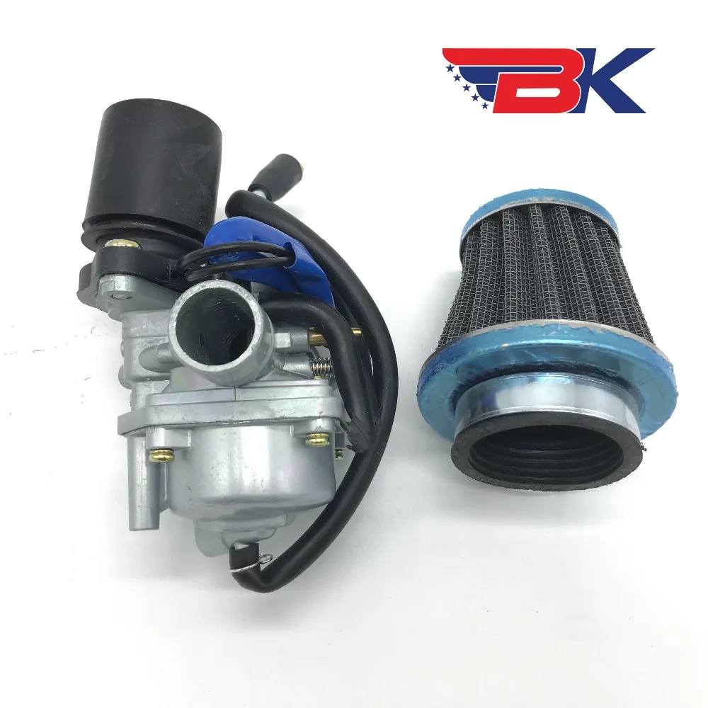CARBURATORE CON FILTRO ARIA 2 TEMPI ETON 50CC 90CC 100CC VIPER 50 90 RXL50 RXL90 CON STARTER ELETTRICO - immagine 4
