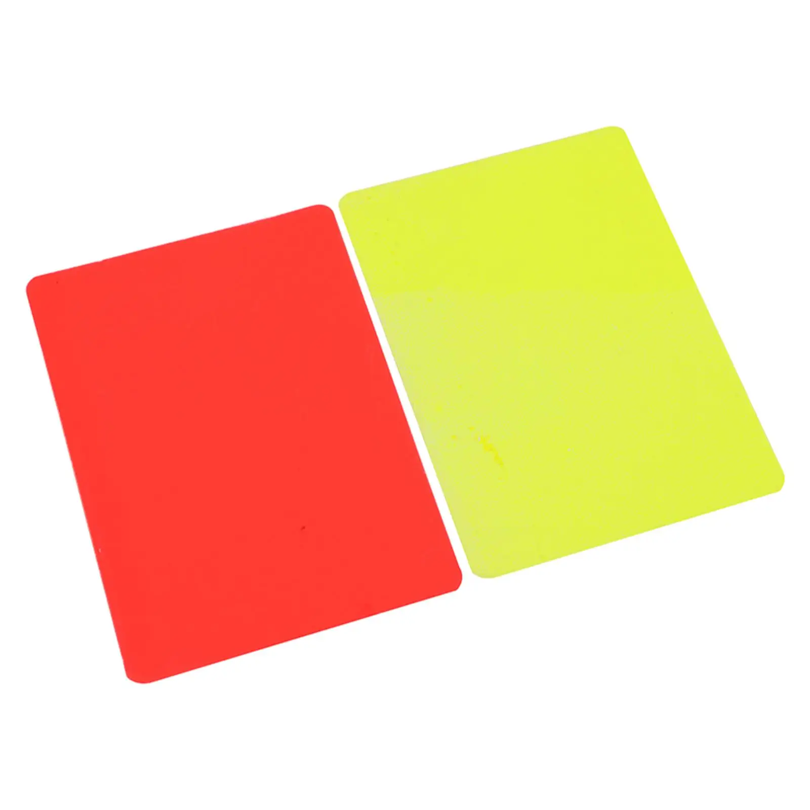 

2 Pieces Soccer Referee Card Score Sheets Red Yellow Card Warning Referee Cards Soccer for Men Football Sports Boys Training