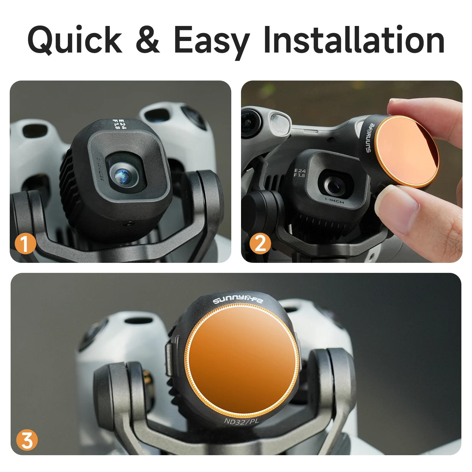 Hélices de Drone DJI - Lot de 4 Pales de Rechange pour Mini Drone