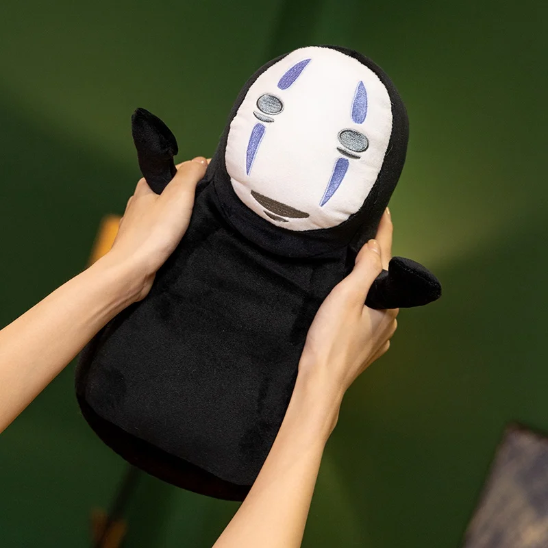 Japanese Anime No Face Man Stuffed Plush Toy Soft Figure Doll Home Decor Birthday Gift Intresting Movie Character Collectible