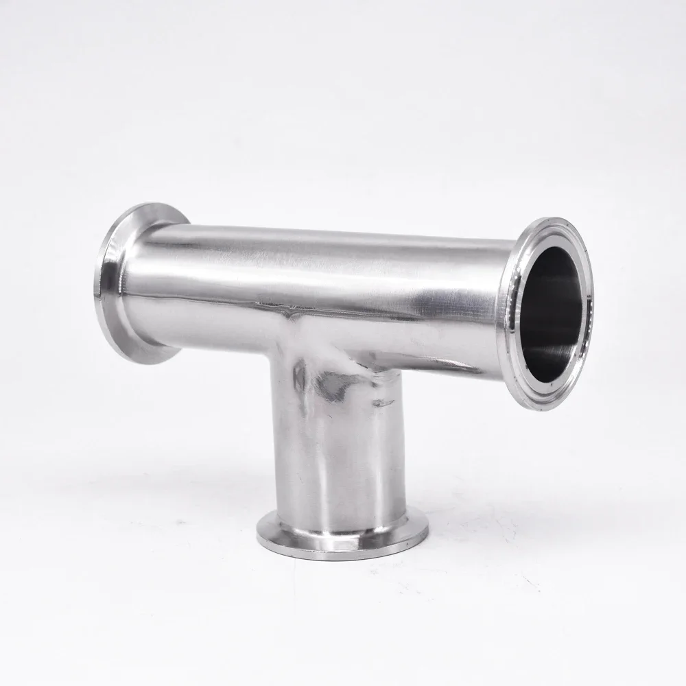 tri clamp tee 3 way connector sanitary 01