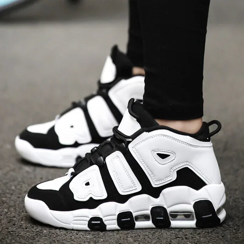 Description Picture 4 of itemHigh Top Basketball Shoes 2024 Men Sneakers AIR Cushion Gym Sprots Shoes Field Fashion Couple Tennis Shoes for Men and Women