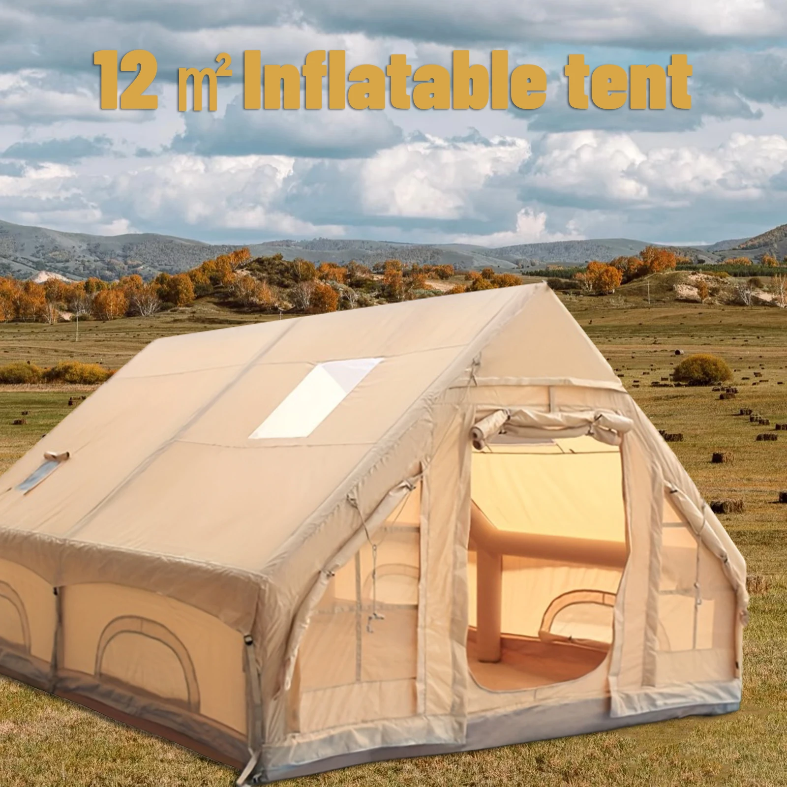 Inflatable 4-8 Person Camping Tent 5