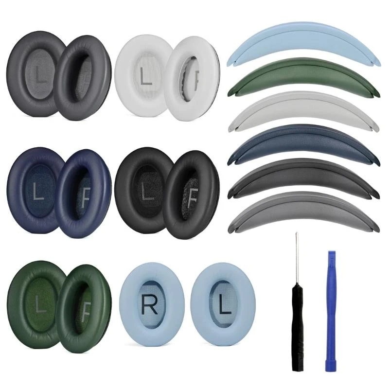 1set Replacement Earpads For BOSE QC45 QC35 QuietComfort 45 Wireless Headphones Headband Earmuff Earpads Ear Cover