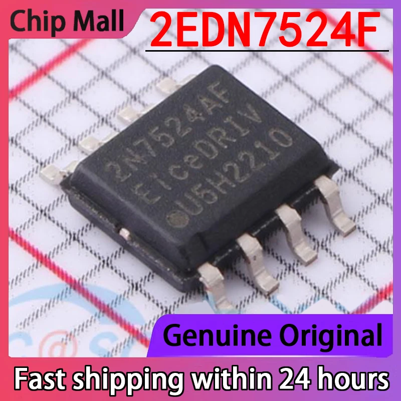 

5PCS New 2EDN7524F 2EDN7524 Package SOP8 Gate Drive IC Original Stock