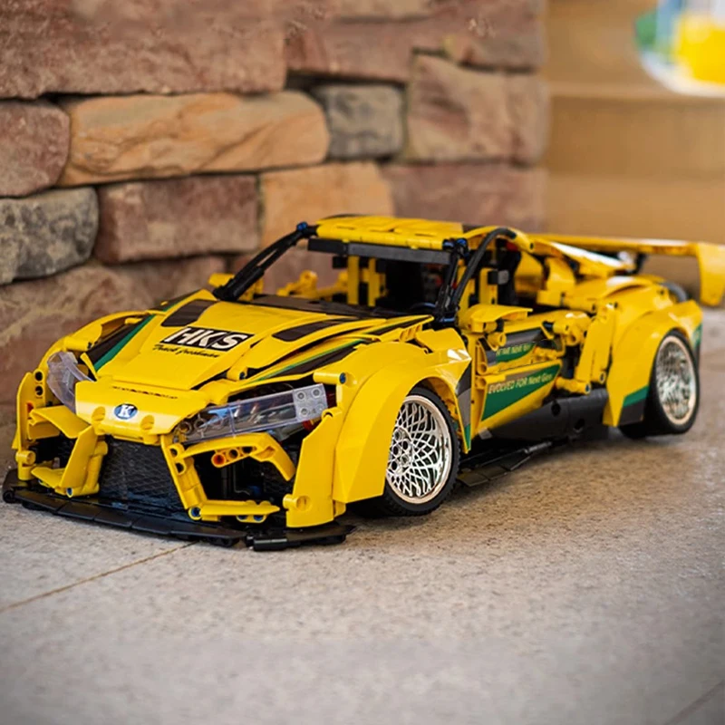 Фото Модель спортивного автомобиля KBOX 10249 technbull Demon Low-lying, 2628 деталей, строительные блоки, кирпичи, пазлы, игрушки, рождественские подарки для детей №2