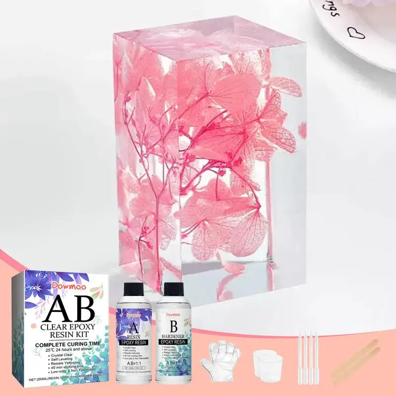 Resin Epoxy 1:1 Clear AB Crystal Clear Resin Glue For DIY Resin Crafts Jewelry Making Accessories