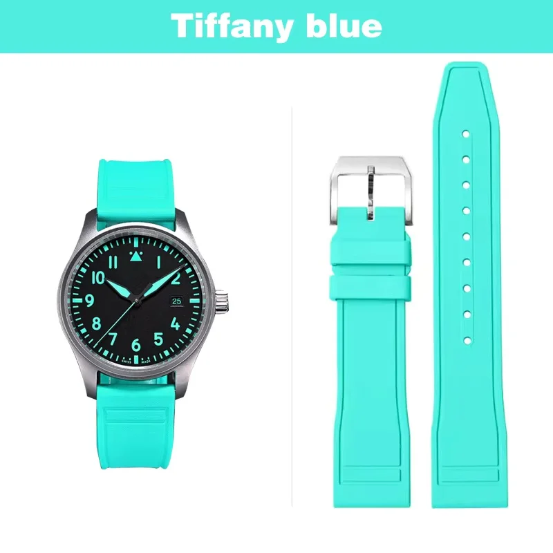 Premium Quick Release Rubber Watch Strap - Sport Bracelet Accessories Wristband - 20mm, 21mm, 22mm