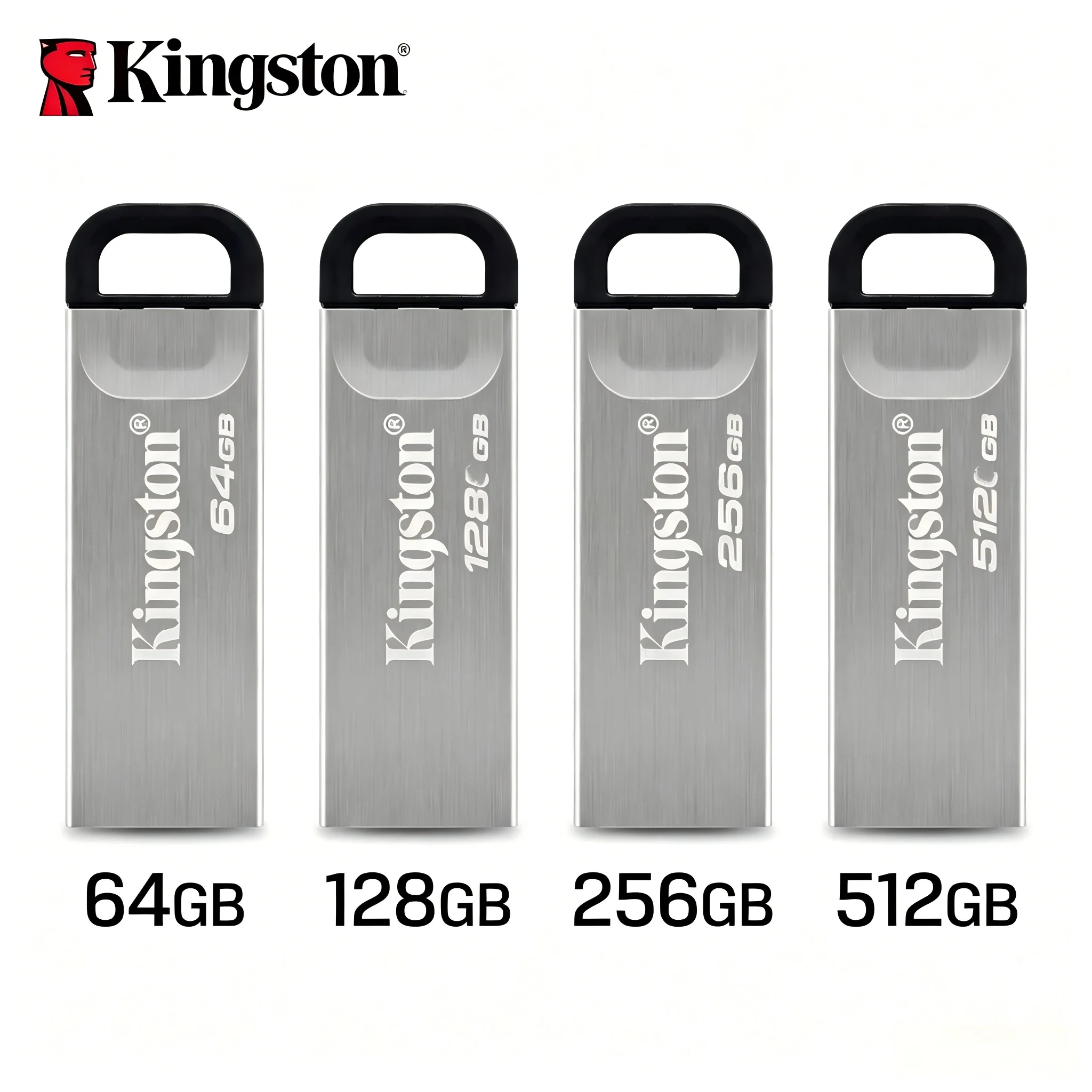 킹스턴 512GB USB 3.2 플래시 드라이브 고속 메탈 펜 드라이브 방수 휴대..