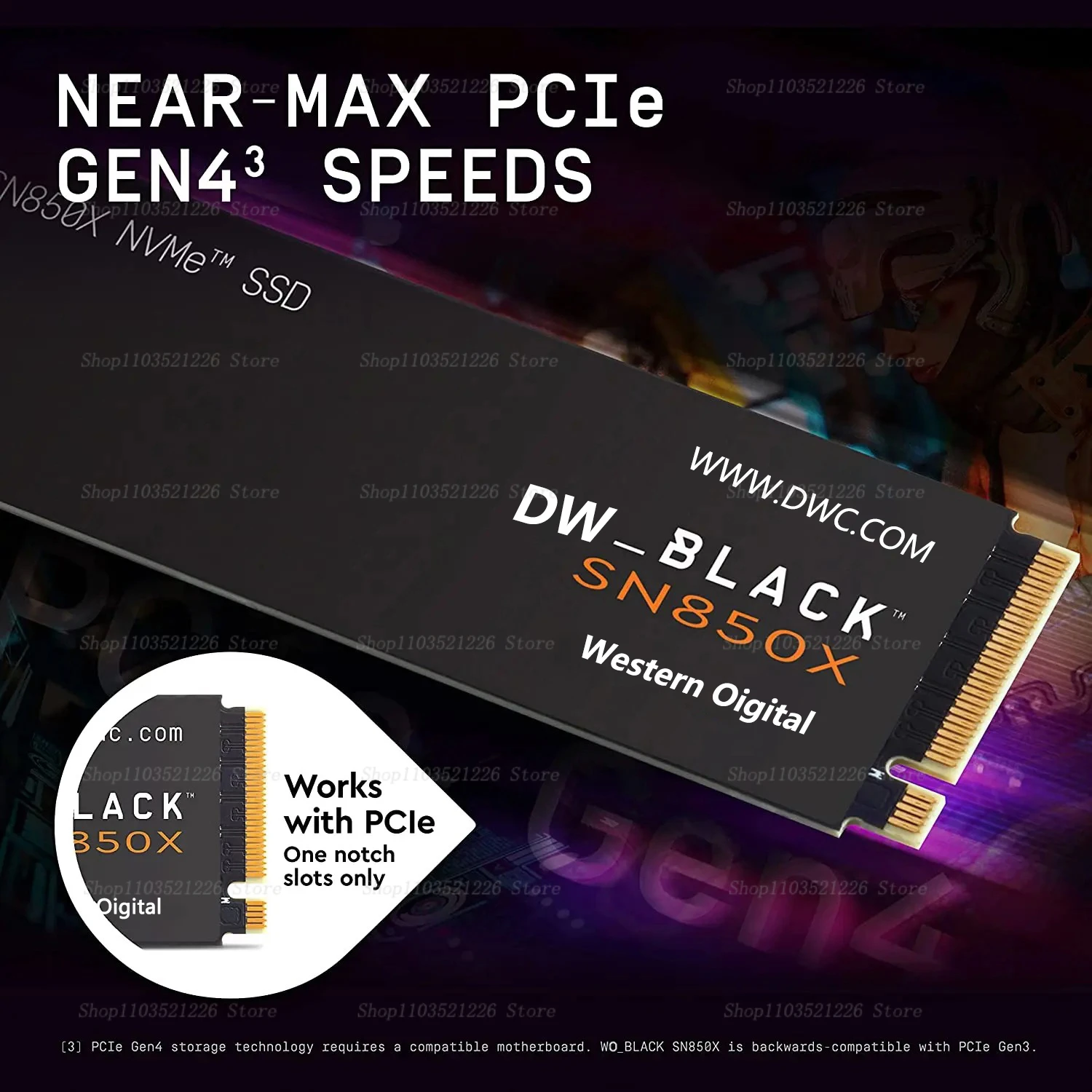   WD SN850X SSD ϵ ̺, M2 NVME ̽, Ʈ ũž PS5   ָ Ʈ ϵ ̺, 4TB, 1TB