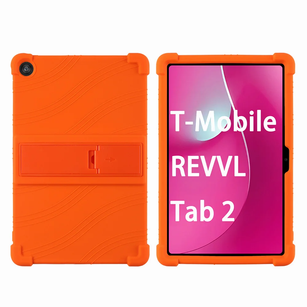 10.1-Inch Tablet Protection Case with Adjustable Stand and Soft Silicone Cover