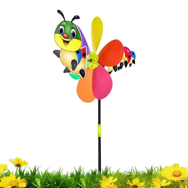 3D Animal Windmill Garden Wind Spinners Children Toy Lovely