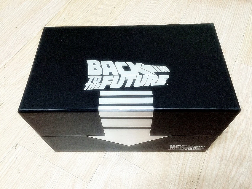 Hot W 1/18 Super Elite Back To The Future 타임 머신 BLY44 Ultimate Editon Collection 다이 캐스트 모델