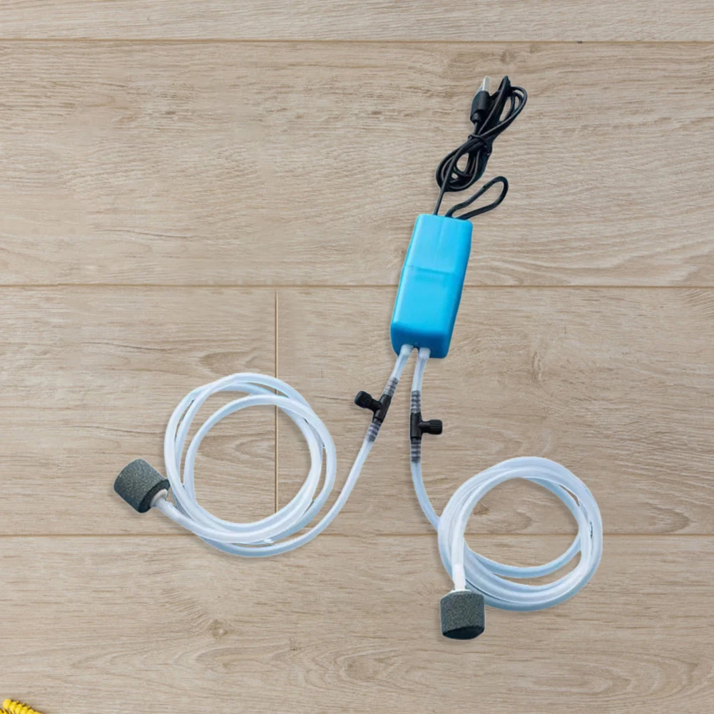 Portable Mini Small Oxygenator USB Small Oxygenator Fish Tank Silent Air Compressor Aerator Portable Fish Tank Accessories 3