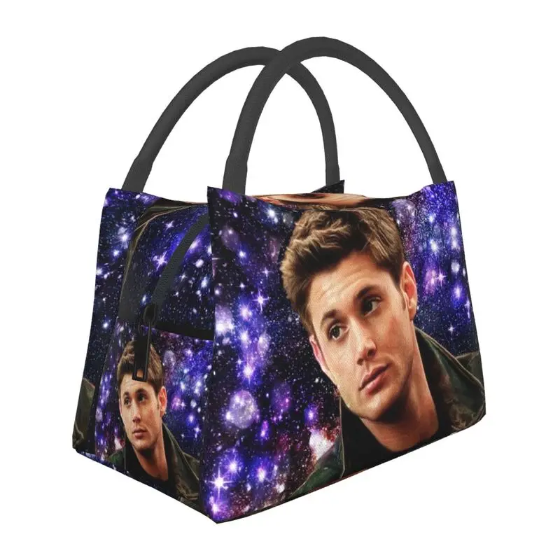 

Dean Winchester Resuable Lunch Box Supernatural TV Show Thermal Cooler Food Insulated Lunch Bag Office Work Pinic Container