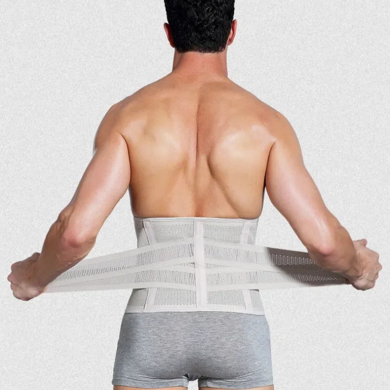 Waist Support Belt Back Waist Trainer Trimmer Belt Gym Protector Weight Lifting Sports Body Shaper Corset Faja Sweat