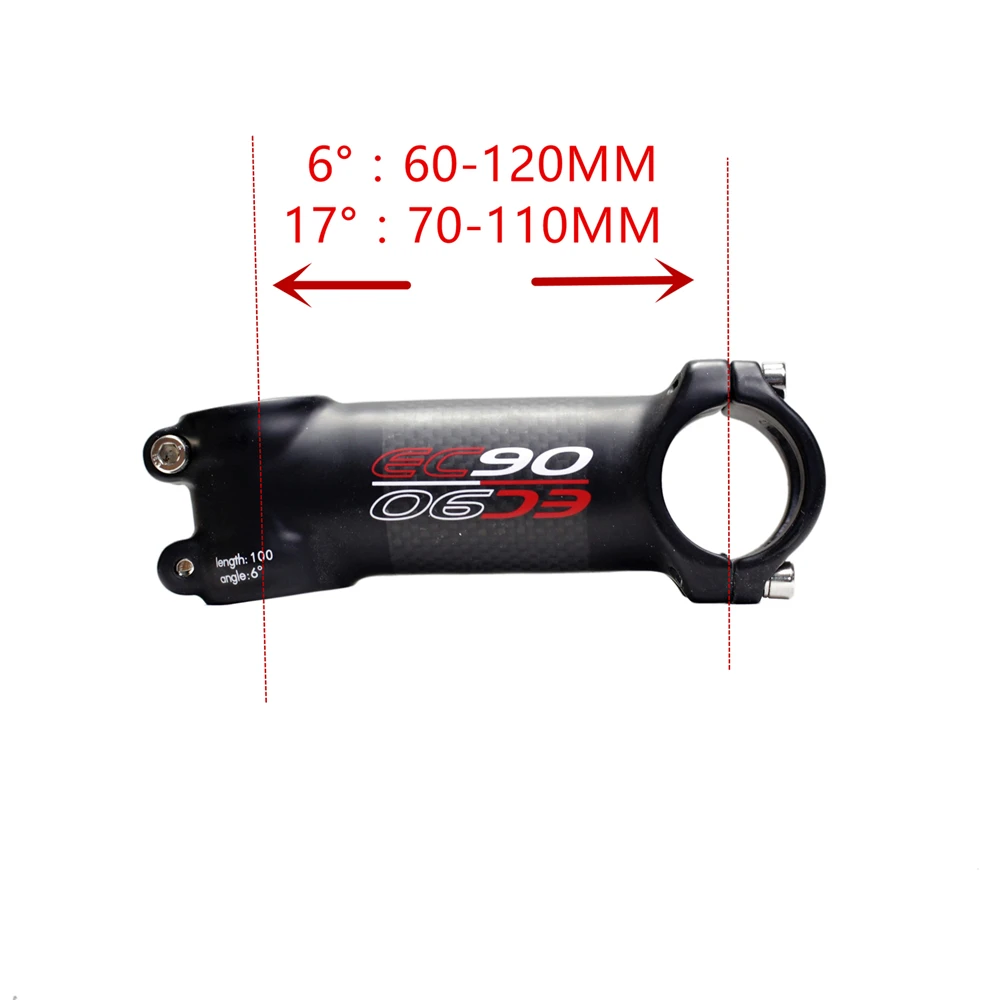 EC90 جذع دراجة من ألياف الكربون خفيفة الوزن MTB 28.6-31.8 مللي متر - Image 6