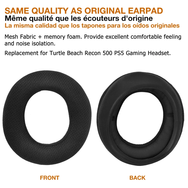 Earpads Compatible with Turtle Beach Recon 500 Gaming Headset Ear