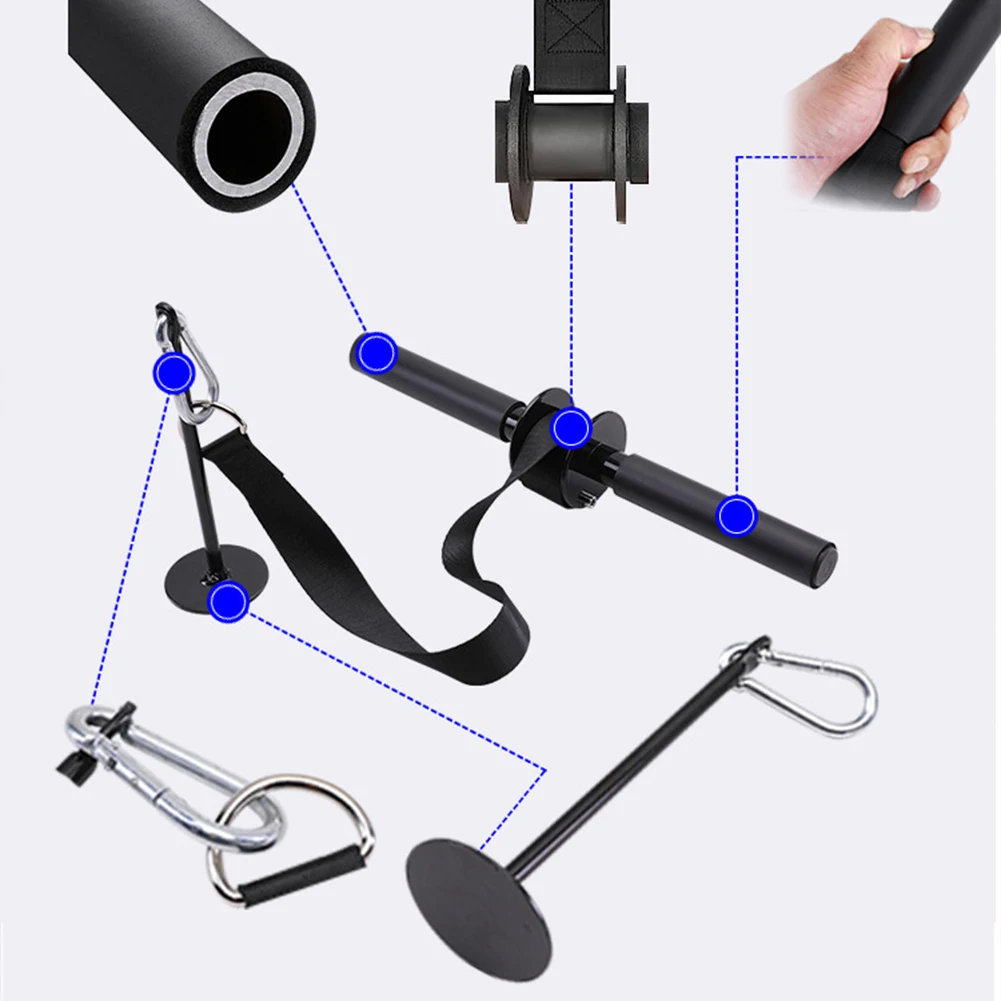 Wrist Forearm Exerciser with Soft Foam Grip Handles Forearm Workout Equipment Forearm Muscle Strength Workout Kit for Gym Home