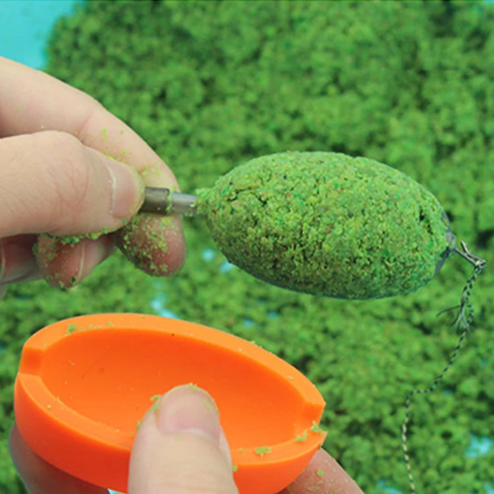 Zinc Alloy Portable Inline Fishing Bait Feeder