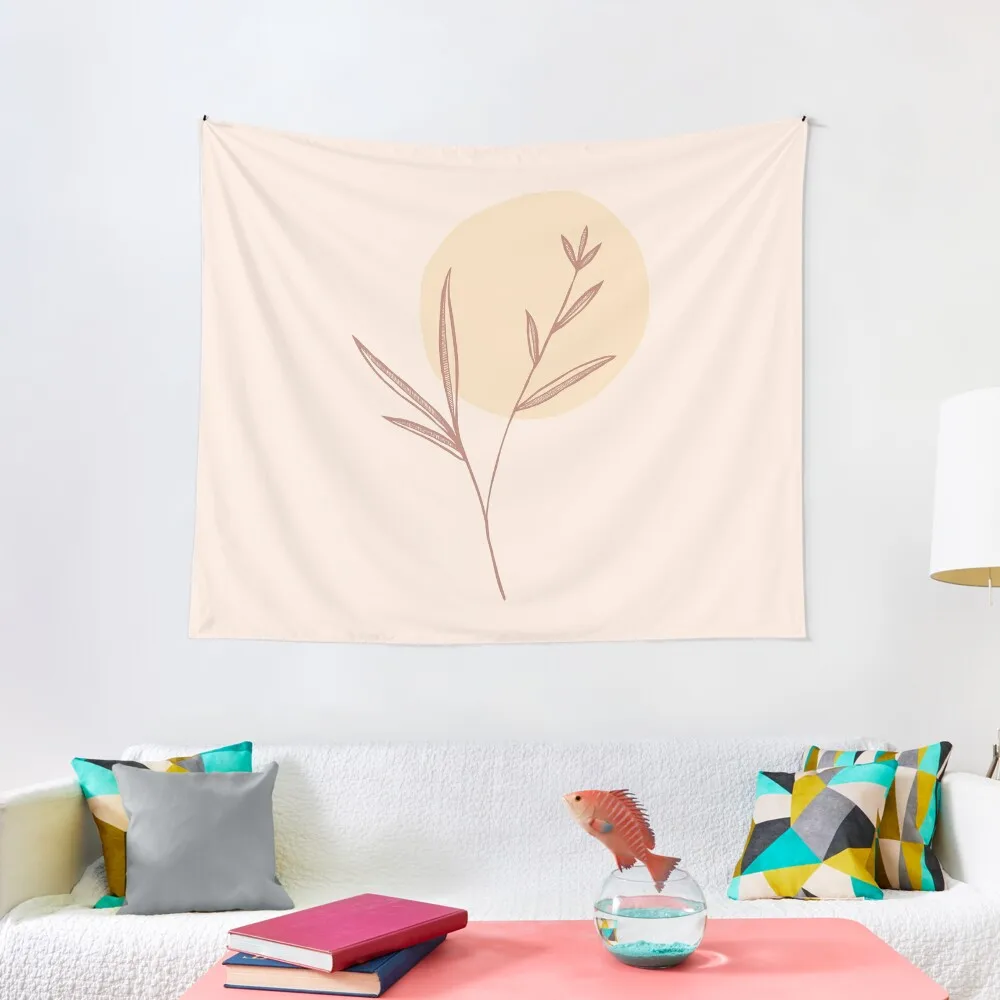 

Minimal Botanical Drawing Tapestry Wall Hanging Wall Bedroom Decorations