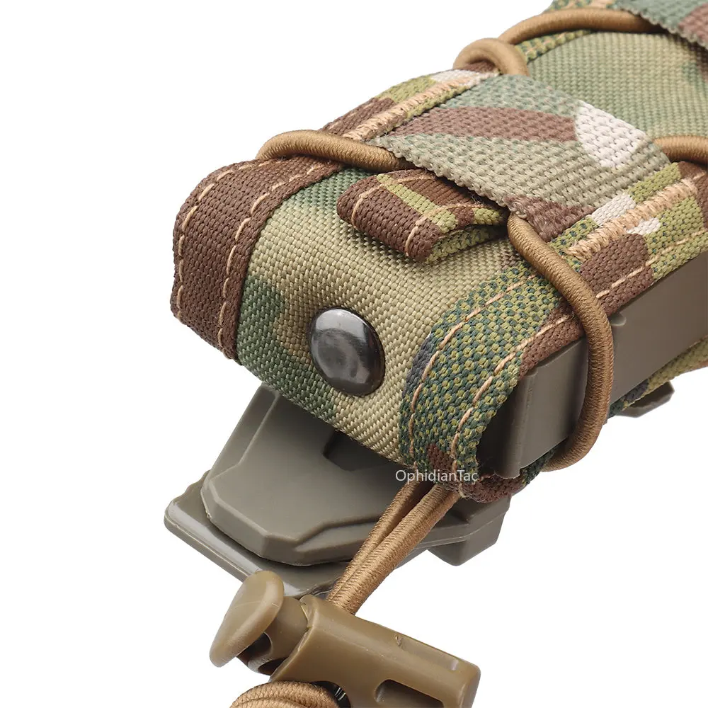 Magazine Pouch 9mm Pistol Single Mag Bag Molle Flashlight Pouch Torch Holder Hunting Knife Holster Shooting Airsoft flashlight pouch magazine pouch airsoft accessory molle pouch hand gun holster