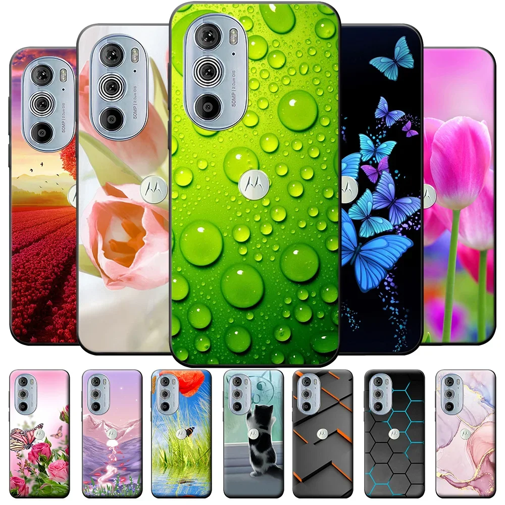 Funda De Piel Negra Para Motorola Moto G30 Con Textura Retro | Cuotas