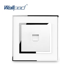 Enhanced Product Title: 
Premium CAT7 Dual Data Socket with Elegant Acrylic Glass Frame (White, Black, Gold) - Acrylic Single CAT7