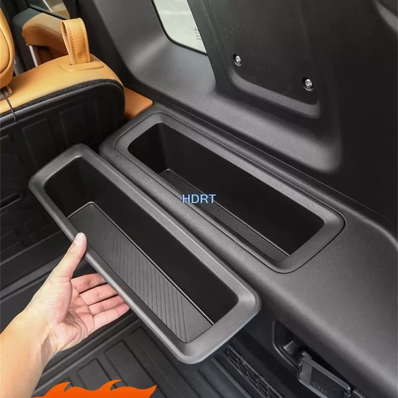 체리 iCar V27/iCaur V27 2026+ 리어 트렁크 수납 박스 패드 자동차 스타일링 테일 부트 사이드 오거나이저 카고 랙 커버 액세서리
