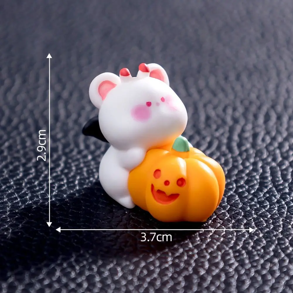 Tombstone Mini Pumpkin Resin Doll Castle Decorate Hallowmas Doll House Accessories Skull Miniature Scene